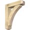 Ekena Millwork Thorton Craftsman Rough Sawn Bracket w/ Offset Brace, Douglas Fir, 6"W x 24"D x 28"H BKT0604X24X28THR04RDF - alternate 1